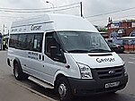 Бесплатный автобус Genser в пункт аренды автомобилей АрендаАвто-слы на Новорязанском шоссе